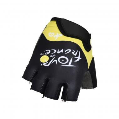 ASO TOUR DE FRANCE Short Finger Gloves Black/Yellow 0