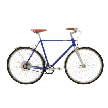 Bicicleta Urbana Elétrica 1886 HYBRIDE + Azul 0