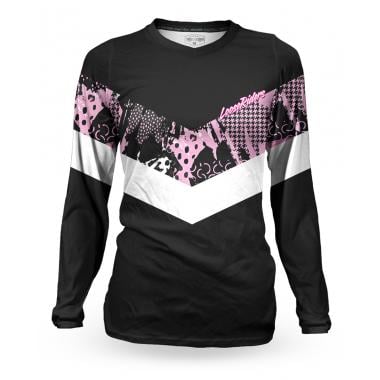 LOOSE RIDERS GNARLY Women's Long-Sleeved Jersey Black/Pink 0