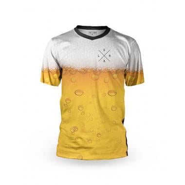 Maillot LOOSE RIDERS CHEERS Manches Courtes Jaune/Blanc  LOOSE RIDERS Probikeshop 0