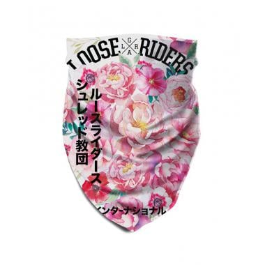 LOOSE RIDERS PEONY Neck Warmer White/Pink  0