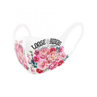 LOOSE RIDERS PEONY Anti-Pollution Mask White  0