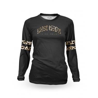 LOOSE RIDERS LEOPARD Women's Long-Sleeved Jersey Black 0