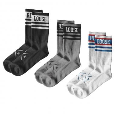 LOOSE RIDERS HERITAGE 3 pairs of Socks Black/Grey/White 2022 0