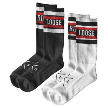 Chaussettes LOOSE RIDERS HERITAGE 2 Paires Noir/Blanc 2022 LOOSE RIDERS Probikeshop 0