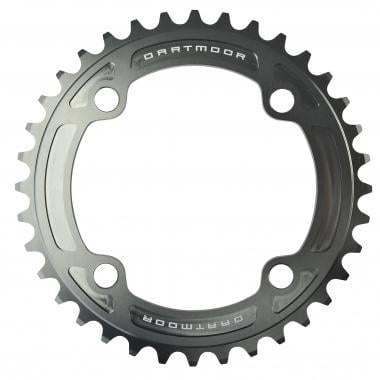 DARTMOOR TOTEM 10/11 Speed Single Chainring 4 Arms 104 mm Grey 0
