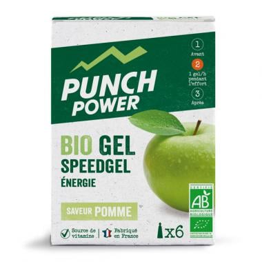 PUNCH POWER SPEEDGEL Pack of 6 Energy Gels Apple 0