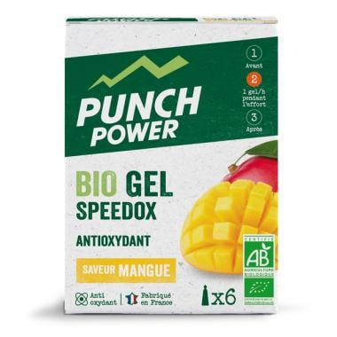 Energiegel 6er-Pack PUNCH POWER SPEEDOX Mango 0