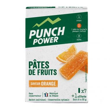 PUNCH POWER Pack of 8 Fruit Tablets Orange 0