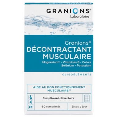 GRANIONS DÉCONTRACTANT MUSCULAIRE Box of 60 Food Supplement Capsules 0