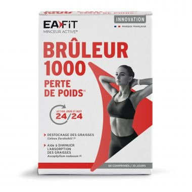 Boîte de 60 Comprimés de Complément Alimentaire EAFIT BRÛLEUR 1000 EAFIT Probikeshop 0