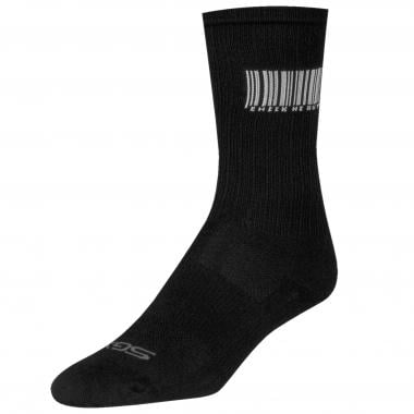 SOCK GUY BARCODE SGX 6"  Socks Black 0