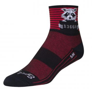 SOCK GUY BUSTED Socks Black/Red 0