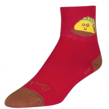 Chaussettes SOCK GUY TACO THERAPY Rouge