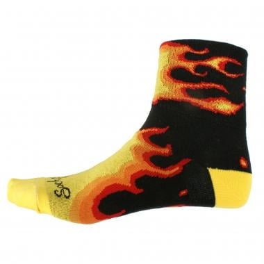Socken SOCK GUY FIREBALL Schwarz/Gelb 0