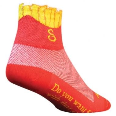 SOCK GUY FRIES Socks Red/Yellow 0