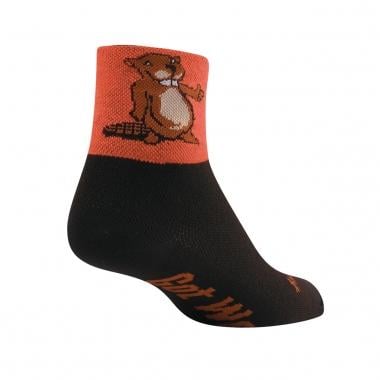 SOCK GUY BEAVER 2 Socks Orange/Black 0