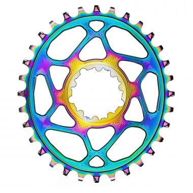 ABSOLUTEBLACK OVAL BOOST  9/10/11/12 Speed Single Chainring SRAM Direct Mount Offset 3mm Rainbow 0
