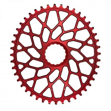 ABSOLUTEBLACK 11/12 Speed Oval Single Chainring Easton EC90SL Direct Mount Red 0