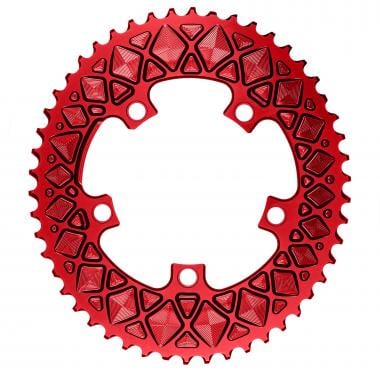 ABSOLUTEBLACK 11 Speed Oval Outer Chainring Sram Red / Force / Rival 110 mm Red 0