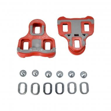 XLC PD-X04 Cleat Kit for LOOK KEO GRIP pedals Red 6° 0