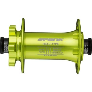 SPANK HEX Front Hub 15/20 mm Boost 32 Spokes Green 0