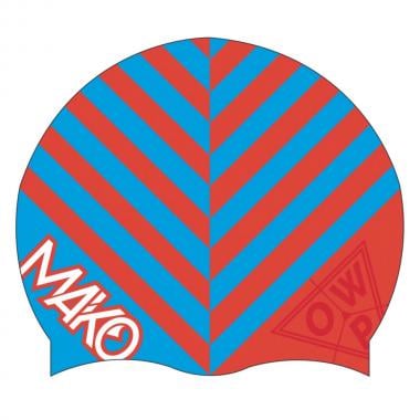 MAKO OWP Swim Cap Red/Blue 0