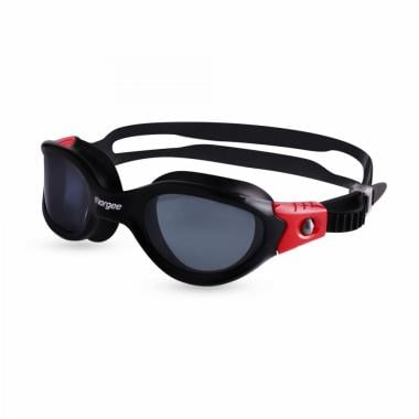 Black/Blue Mirrored Lenses Head Stealth Swimming Goggle 