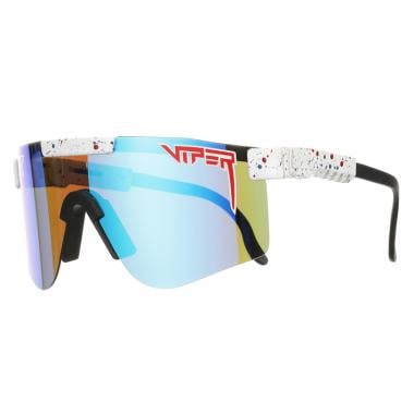 Lunettes PIT VIPER ORIGINAL DOUBLE WIDE THE ABSOLUTE FREEDOM Blanc Iridium Polarisant PIT VIPER Probikeshop 0
