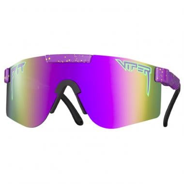 PIT VIPER ORIGINAL DOUBLE WIDE THE DONATELLO Sunglasses Purple Iridium Polarized 0