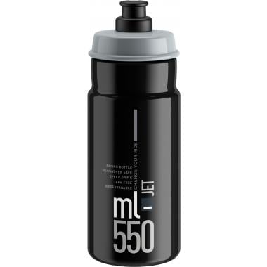 ELITE JET Bottle Black Logo Grey (550 ml) 0