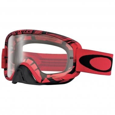 OAKLEY O2 MX Goggles Red Clear Lens 0