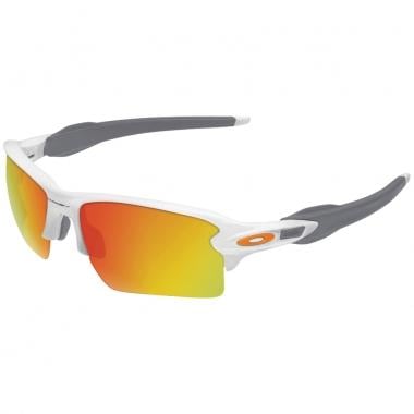 OAKLEY FLAK 2.0 XL Sunglasses White/Grey Iridium OO9188-19 0