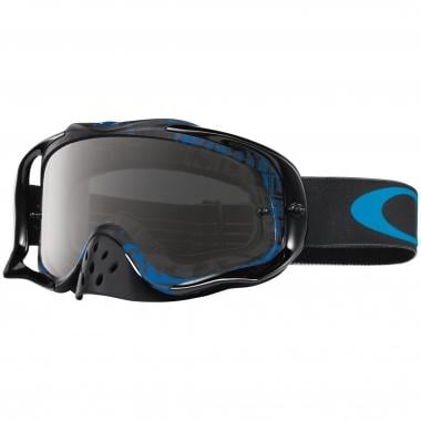OAKLEY CROWBAR MX Goggles Black/Blue Dark Grey Lenses 0