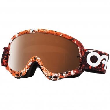 Goggle OAKLEY O FRAME MX FACTORY PILOT Orange/Weiß Gläser Black Iridium & Transparent 0