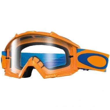 OAKLEY PROVEN MX Goggles Orange/Blue Clear Lens 0