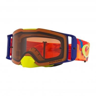 OAKLEY FRONT LINE MX Goggles Blue/Yellow Prizm OO7087-14 0