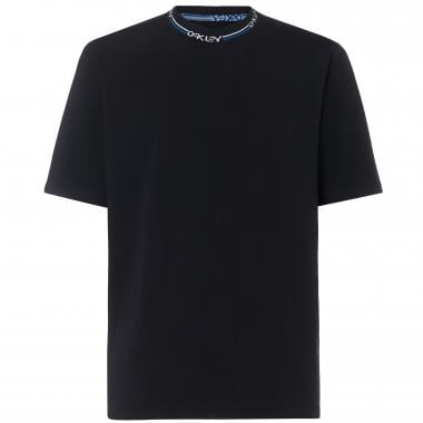 OAKLEY LOGO NECK T-Shirt Black 0