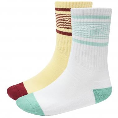 OAKLEY STRIPED 2 Pairs of Socks White/Yellow 0