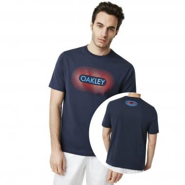 T-Shirt OAKLEY RETRO STATION Blu 0