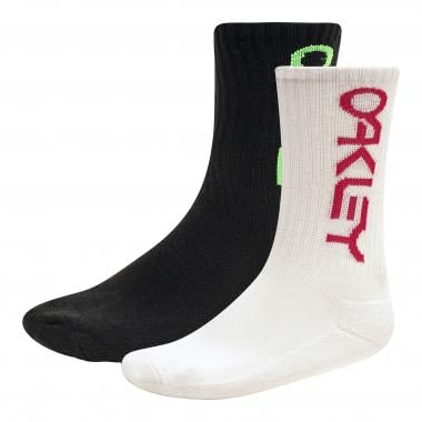 OAKLEY B1B 2 Pairs Socks White/Black 0