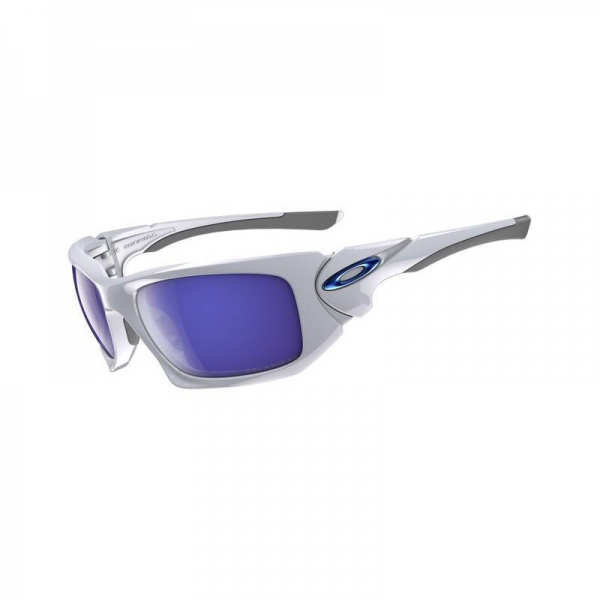 Gafas de sol SCALPEL Blanco cromo Cristales azul polarizado iridio | Bikeshop