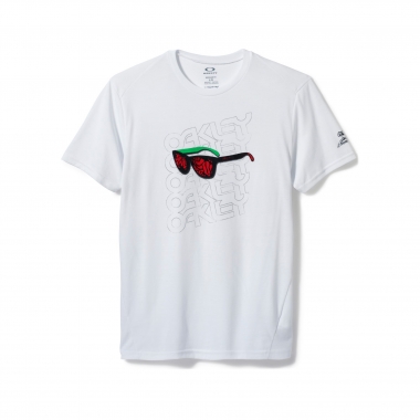 OAKLEY T-Shirt O-FROGSKIN TEE Bianco 0