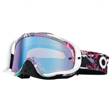 Goggles OAKLEY CROWBAR MX Factory Splatter Gläser Violett Iridium 0