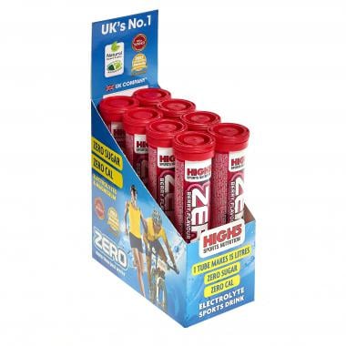 HIGH5 ZERO Box of 8 Anti-cramp Drink Tubes (Tube of 20 Lozenges) 0