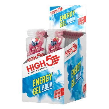 Lote de 20 geles energéticos HIGH5 ENERGY GEL AQUA Sin gluten (66 ml) 0