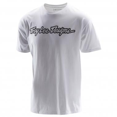 T-Shirt TROY LEE DESIGNS SIGNATURE Branco 0