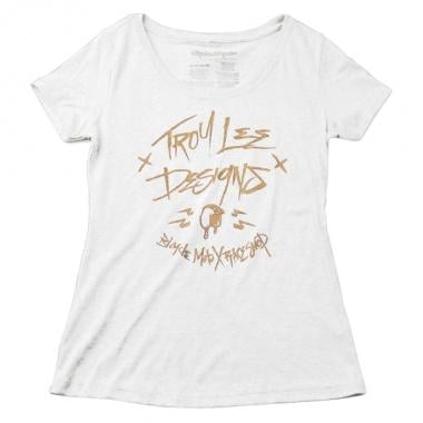 T-Shirt TROY LEE DESIGNS CRASH Donna Beige 0