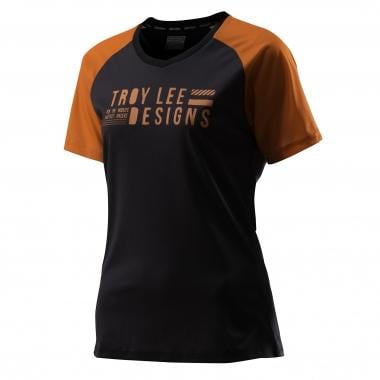 TROY LEE DESIGNS SKYLINE DARK Women's Short-Sleeved Jersey Grey/Orange 0