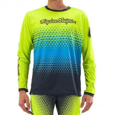 TROY LEE DESIGNS SPRINT STARBURST Long-Sleeved Jersey Yellow/Blue 0